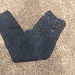 AE stretch jeggings size 8